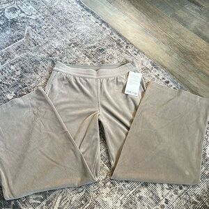 Scuba MR wide leg pant velvet cord